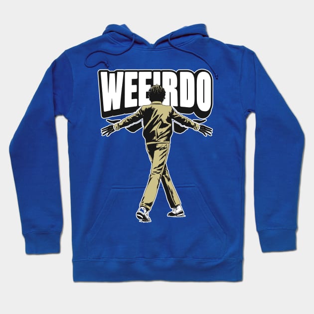 Weirdo - Basic Typography with a Cool, Relaxed Vibe Hoodie by diegotorres